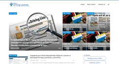 Desktop Screenshot of onlinedrivinglicence.com